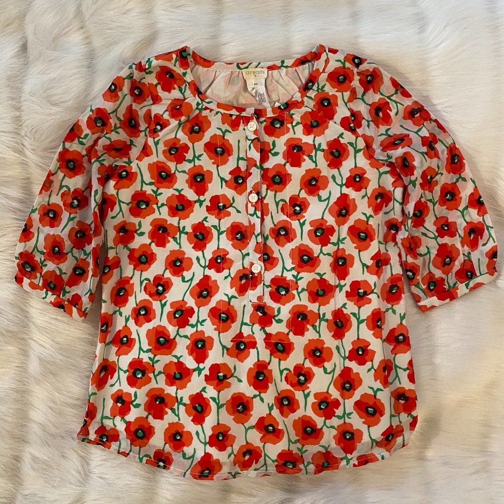 J Crew/Crewcuts Factory NWT Size 4-5 Blouse
